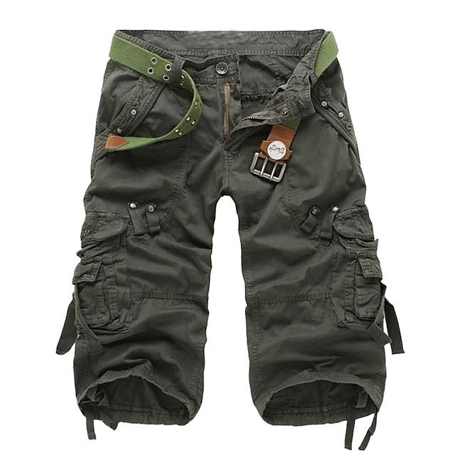 Cargo Shorts mit Gürtel für Herren – Robuste Freizeitshorts mit vielen Taschen