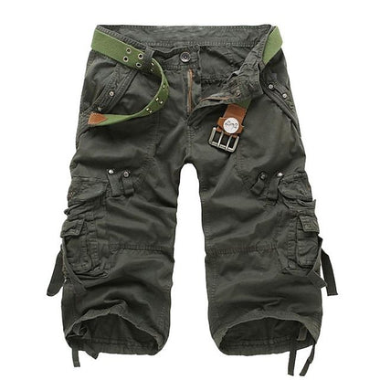 Cargo Shorts mit Gürtel für Herren – Robuste Freizeitshorts mit vielen Taschen