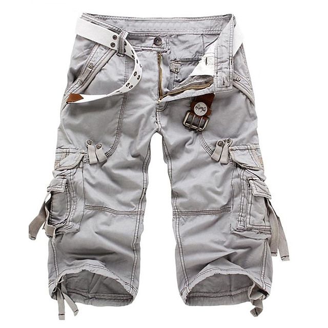 Cargo Shorts mit Gürtel für Herren – Robuste Freizeitshorts mit vielen Taschen