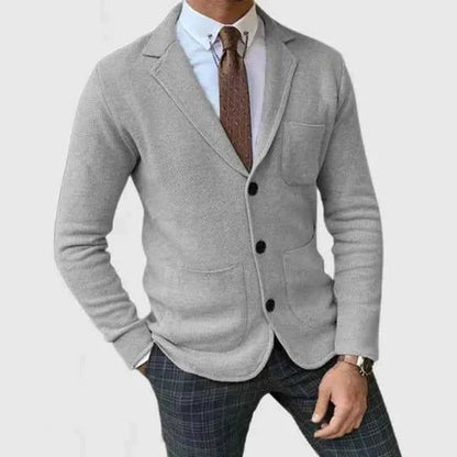 Eleganter Strickblazer für Herren – Business Cardigan im modernen Smart-Casual Stil