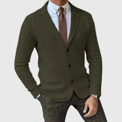 Eleganter Strickblazer für Herren – Business Cardigan im modernen Smart-Casual Stil