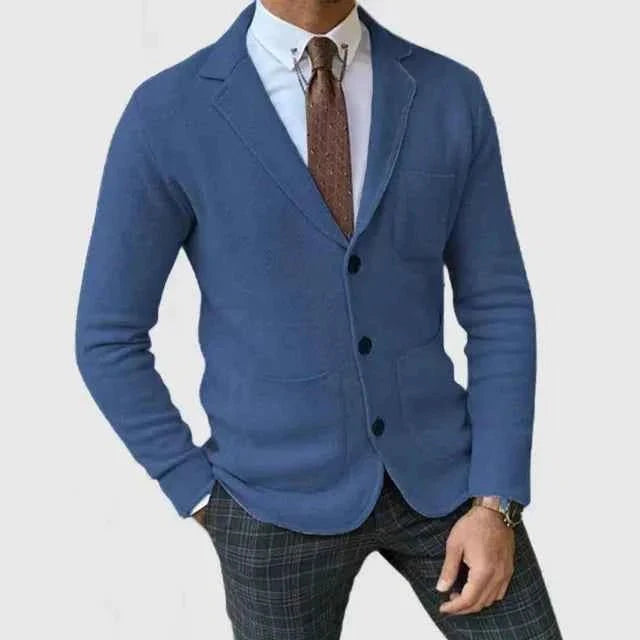 Eleganter Strickblazer für Herren – Business Cardigan im modernen Smart-Casual Stil