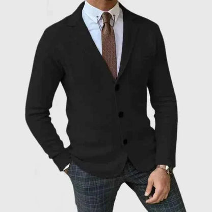 Eleganter Strickblazer für Herren – Business Cardigan im modernen Smart-Casual Stil