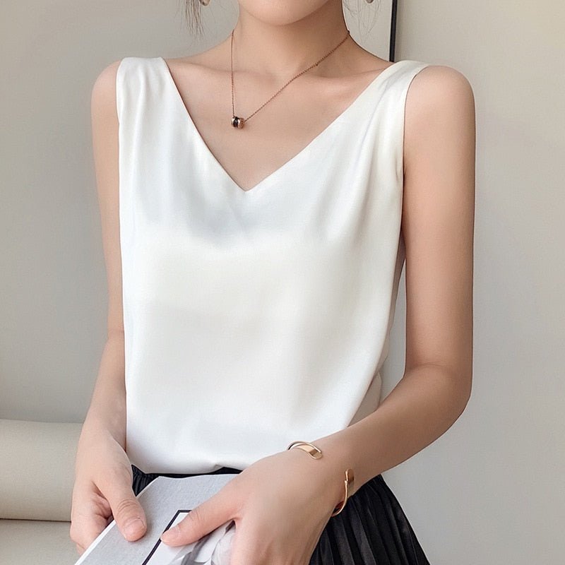 Énoria - Elegantes Top mit V-Ausschnitt für Frauen