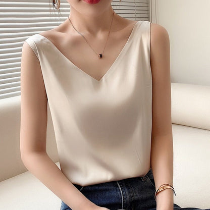 Énoria - Elegantes Top mit V-Ausschnitt für Frauen